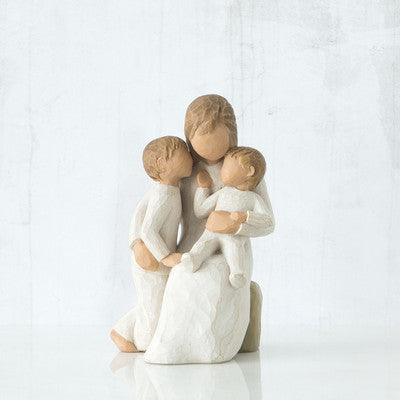 Figurine Statue Famille Décoration