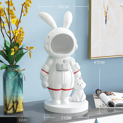 Creative Space Rabbit Astronaut Porch Key Storage