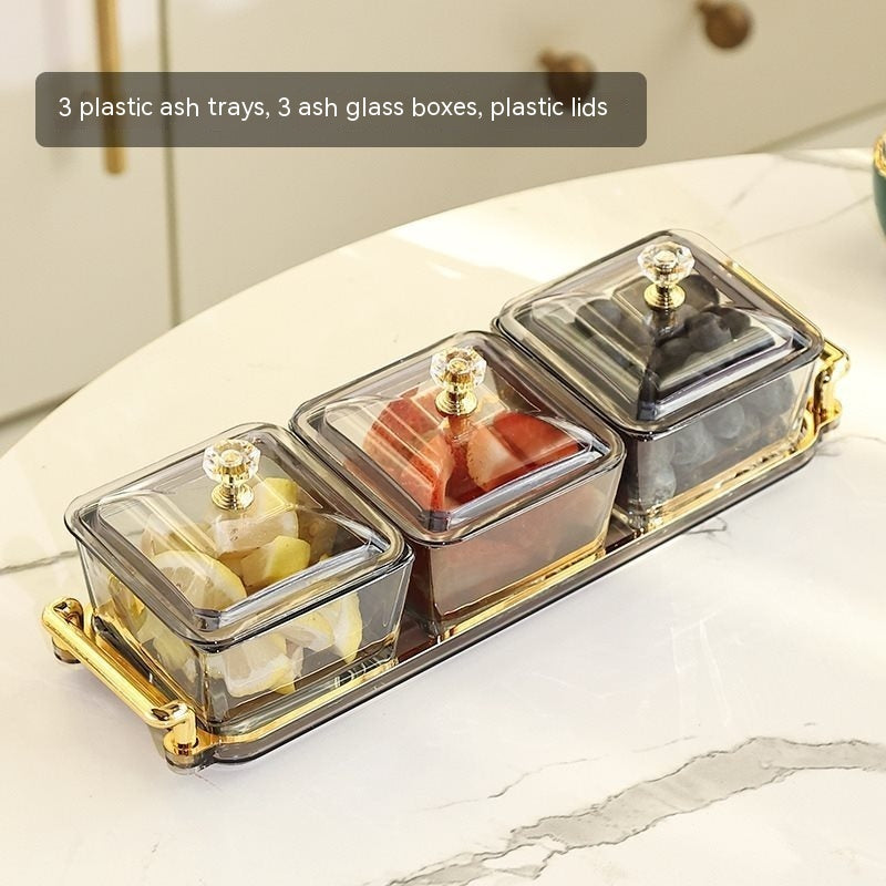 Fruit Plate Living Room Coffee Table Household Storage Box