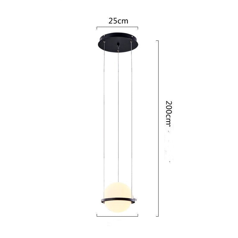 Petites lampes suspendues de chevet simples et créatives adaptées à l'allée