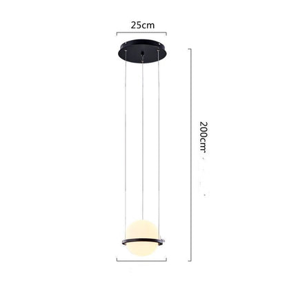 Petites lampes suspendues de chevet simples et créatives adaptées à l'allée