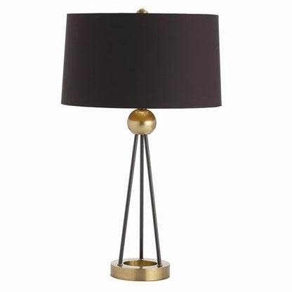 Lampe de table de chevet décorative avec trépied créatif