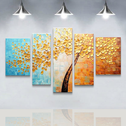 Pure Hand-painted Oil Painting Living Room Sofa Background Wall Decoration