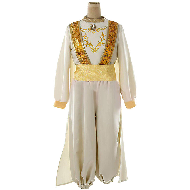 Costume de cosplay pour enfants et adultes de la lampe magique d'Aladdin pour Halloween Mille et Une Nuits