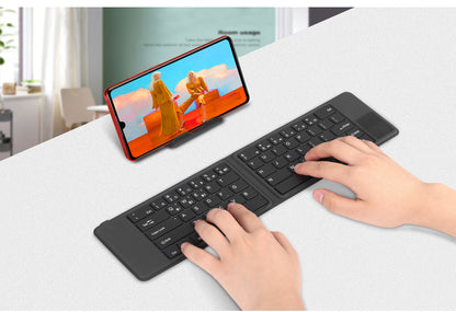 Connexion externe du clavier Bluetooth pliable