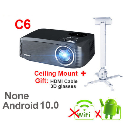 Nouveau Projecteur intelligent Android électronique en forme d'école HD 1080P 4K,