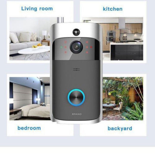 2.4 GHz Wi-Fi Smart Camera Doorbell With Memory Card Slot