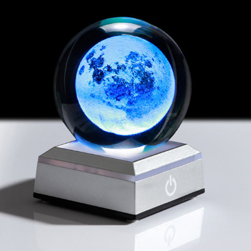 Creative Luminous Galaxy Crystal Ball Desktop Decoration