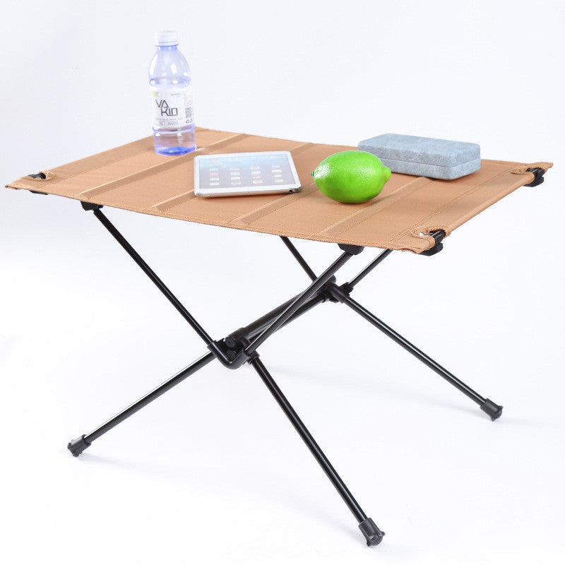 Outdoor Portable Aluminum Alloy Ultra-light Folding Table And Chair Stool