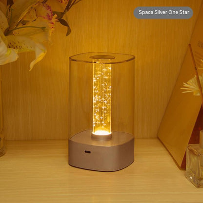 Nouveau LED Tactile Lumière D'ambiance USB Charge Protection Des Yeux Chevet Chambre Lampe Bar Restaurant Jardin Décoration Veilleuse Décor À La Maison