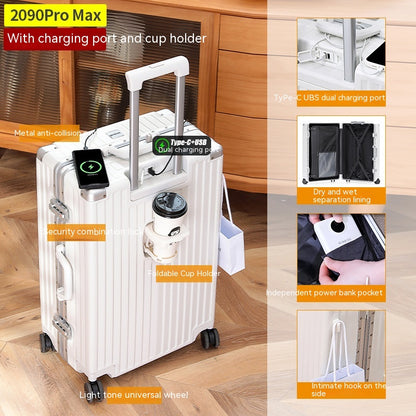 Cup Holder Luggage Universal Wheel Female