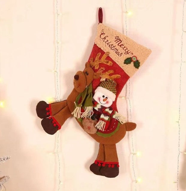 Christmas Decorations Creative Cute Old Man Hanging Bag