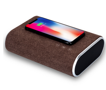 Wireless charger speaker