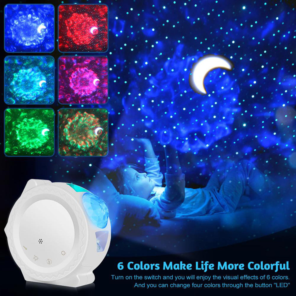 Sleeping Light Bedroom Bedside Table Lamp Starry Sky LED Mo