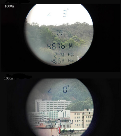 Télémètre de télescope 600 mètres 1000 mètres 1500 mètres télémètre extérieur portatif