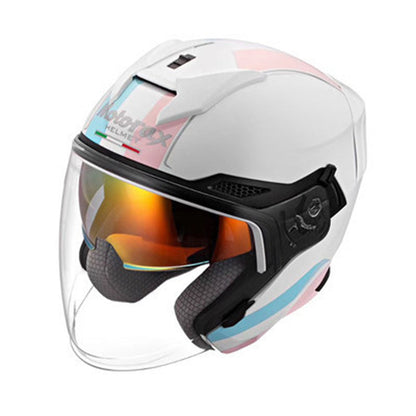 Casque de moto personnalisé à double lentille