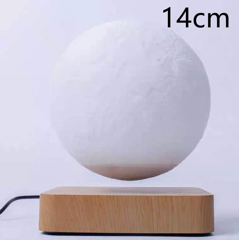 Lampe de table à lévitation magnétique, lumière de lune, impression 3D, veilleuse planète