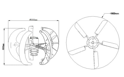 300W Red Lantern Shaped Miniature Wind Turbine Wind Generator Set