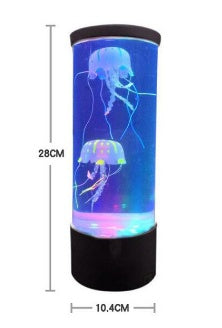 LED Jellyfish Night Light USB Charging Children Night Lamp Color Changing Relaxing Desktop Table LED Lamps Kids Christmas Gift