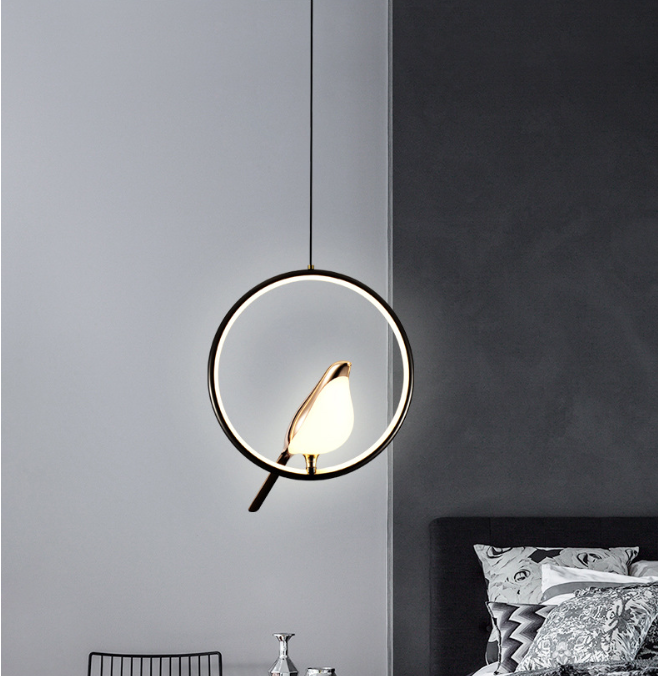 Magpie Small Chandelier Postmodern Simple And Luxurious Bedroom