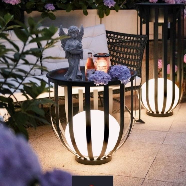 Outdoor Waterproof Lawn Lamp Courtyard Pergola Decoration Tea Table