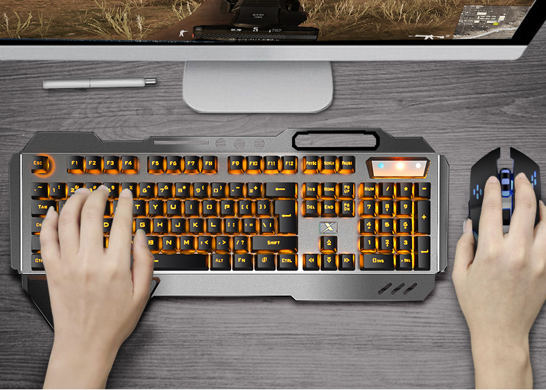 Wireless keyboard and mouse set