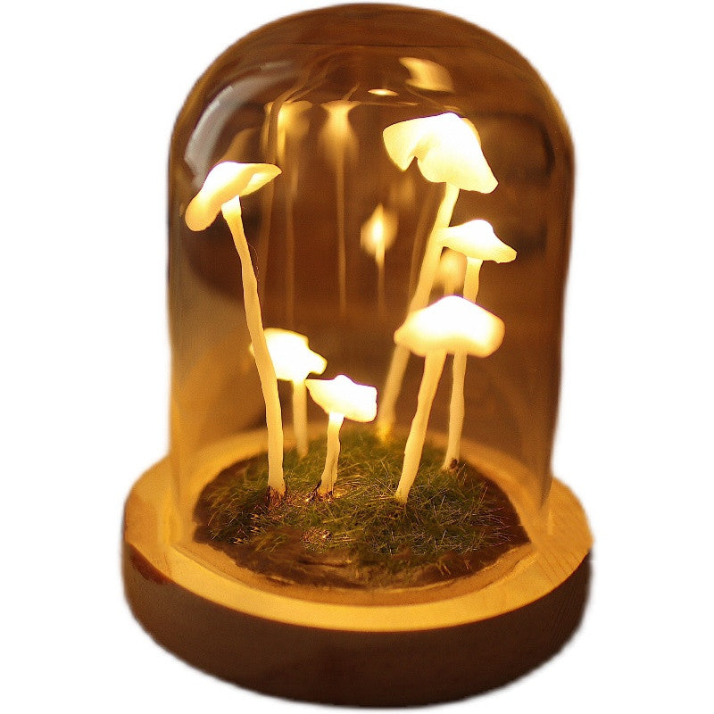 Veilleuse champignon rétro originale et mignonne, matériel de bricolage, paquet de décoration, cadeau d'anniversaire