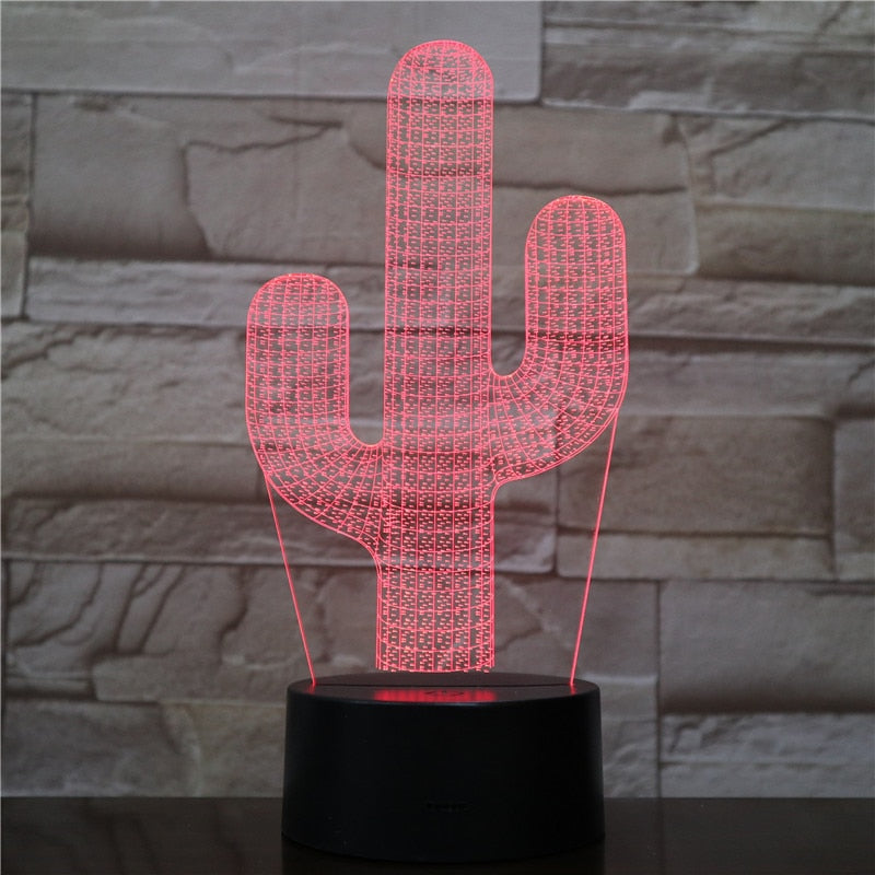 Veilleuse LED Cactus