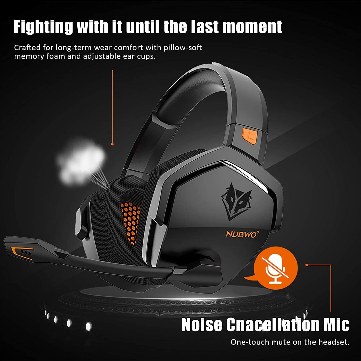 Wireless Game Headset Head-mounted Noise Reduction