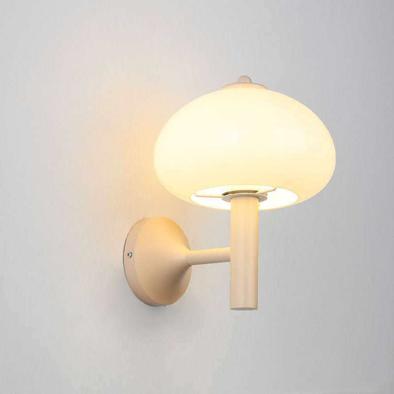 Small Mushroom Wall Lamp Retro Decor Living Room Bedroom Bedside