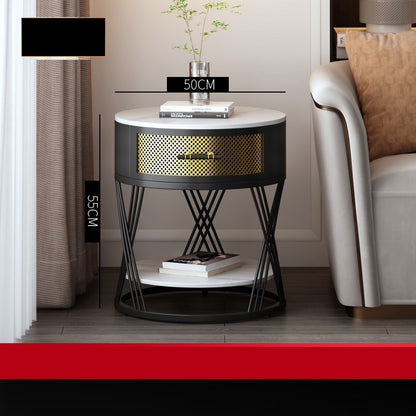 Coffee Table Living Room Balcony Creative Nordic Bedside Round Table