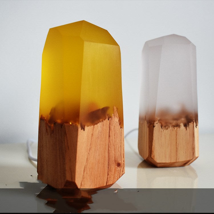 Lampe de nuit en bois massif