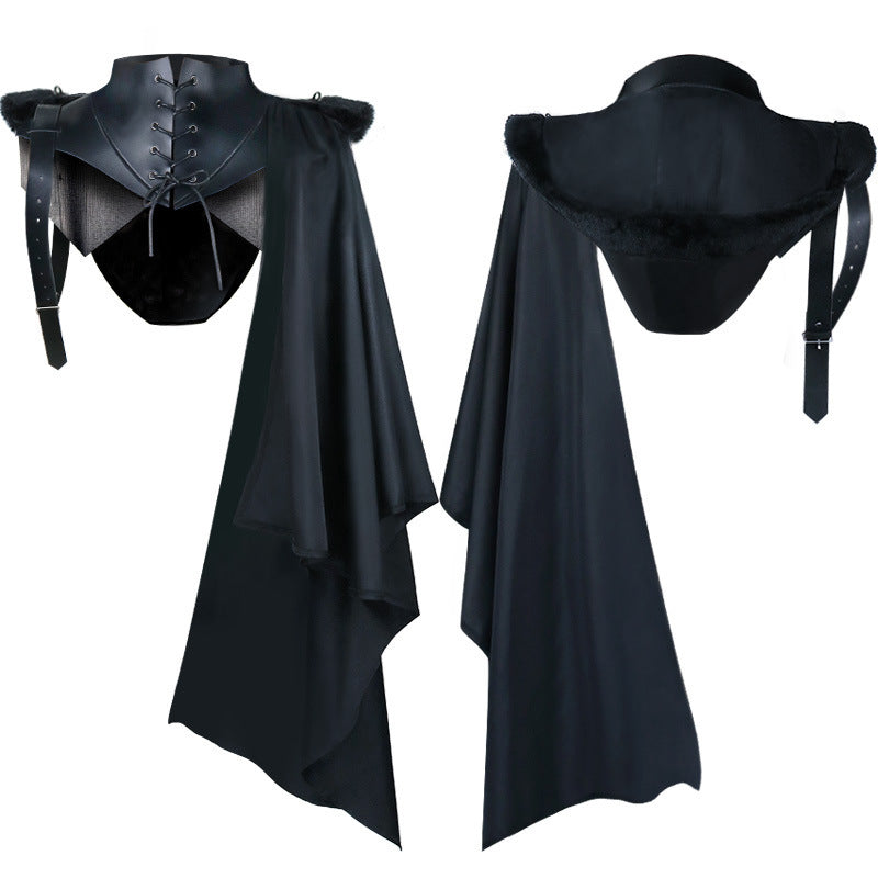 Costume de démon pour fête d'Halloween - Cape rétro