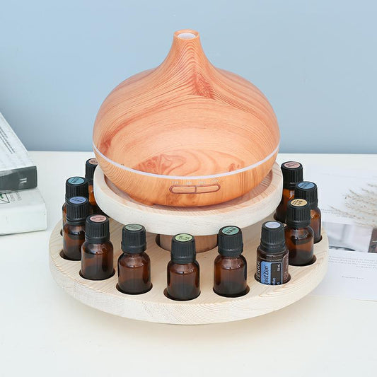 Aromatherapy Lamp Placement Table Rotating Shelf