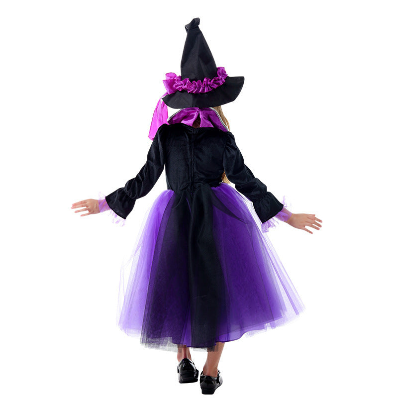 Costume de spectacle d'Halloween pour filles, robe lumineuse