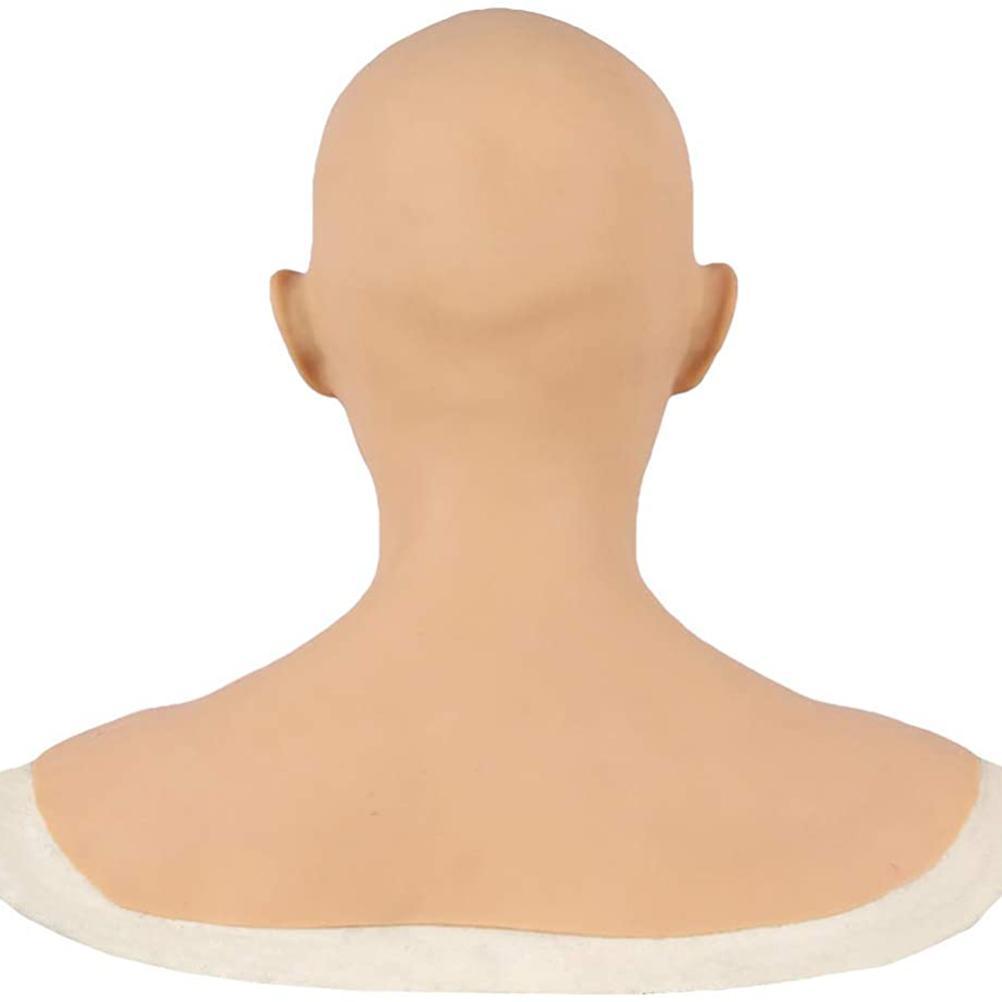 Halloween Cosplay Props Latex Bald Beauty Headgear