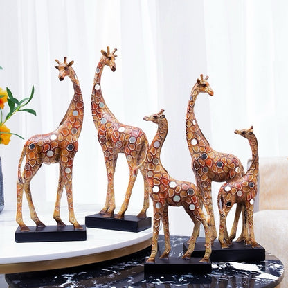 New Red Lens Giraffe Decoration Home Ornament