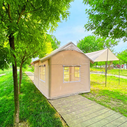 Las tiendas de campaña inflables plegables al aire libre se pueden construir libremente en la naturaleza