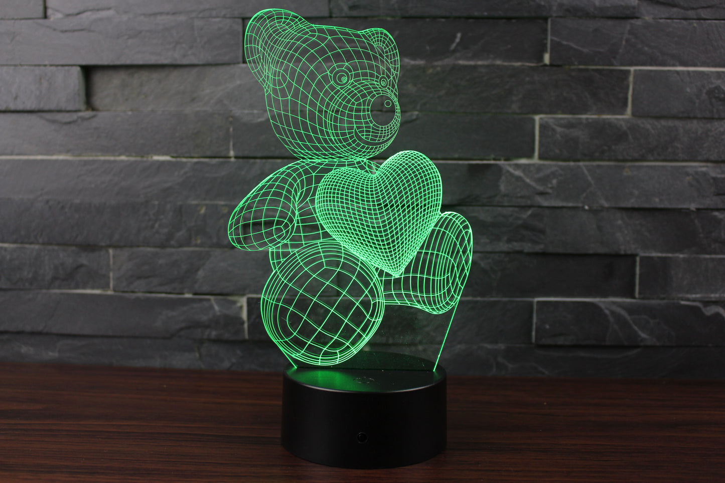 Dessin animé Love Bear Series 3D Light Creative Night Light