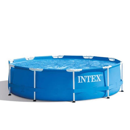 Piscina inflable con soporte, redonda para nadar en casa