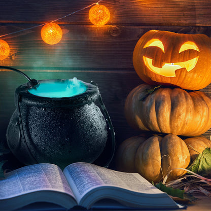 Brumisateur d'Halloween pour fontaine intérieure, atmosphère d'horreur, machine à brouillard pour petit étang, atomiseur, humidificateur d'air, décoration de vacances