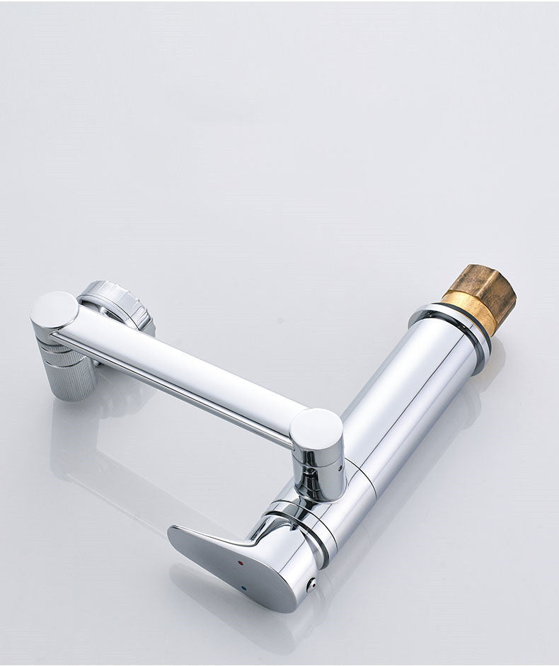 All copper washbasin hot and cold water faucet