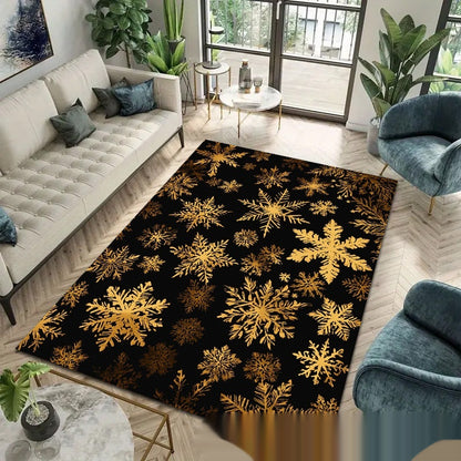 Christmas Carpet Home Living Room Sofa And Tea Table Holiday Decoration