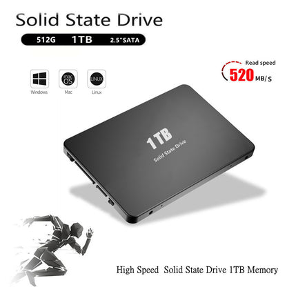 Disque SSD haute vitesse 2,5 pouces, 1 To, pour ordinateur de bureau