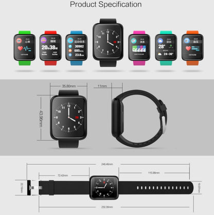 Compatible con Apple, COLMI Sport3 Reloj Inteligente Hombres Presión Arterial IP68 Impermeable Fitness Tracker Reloj Reloj Inteligente para Dispositivos Portátiles IOS Android