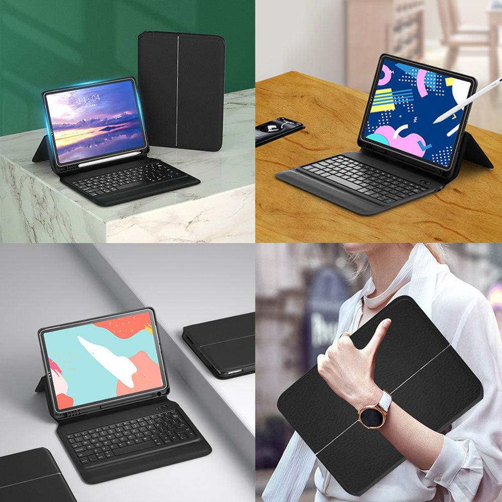 Ultra-thin Wireless Bluetooth Keyboard Leather Case