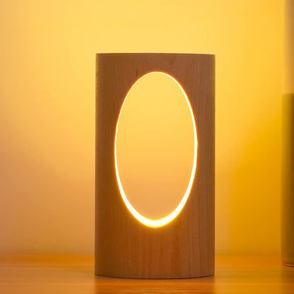 Lampe de lecture LED en bois massif