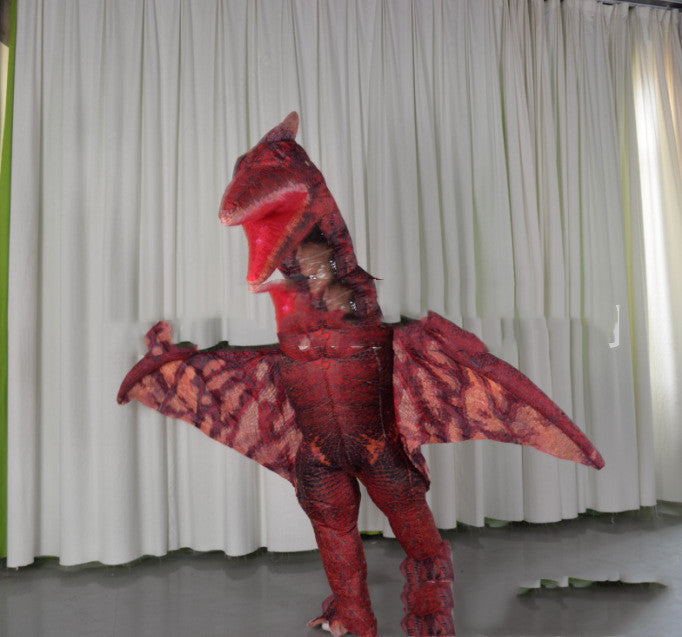 Costume gonflable pour fête d'Halloween, dinosaure gonflable