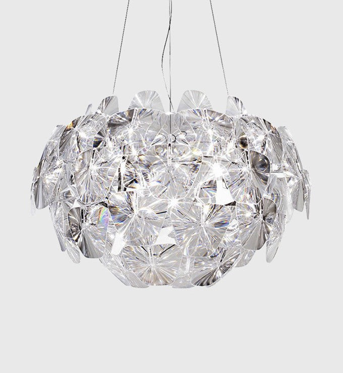 Lustre pomme de salon en acrylique LED