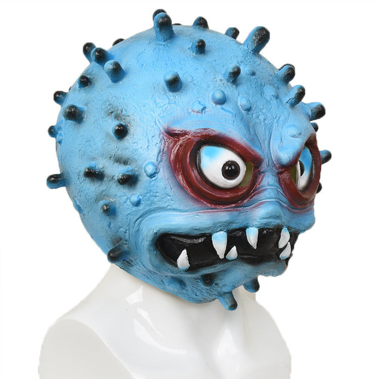 Halloween virus latex headgear